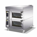 Golden Chef factory sell luxury 1 deck 1 tray small bakery ovens europe style 380V electric pizza small baking oven